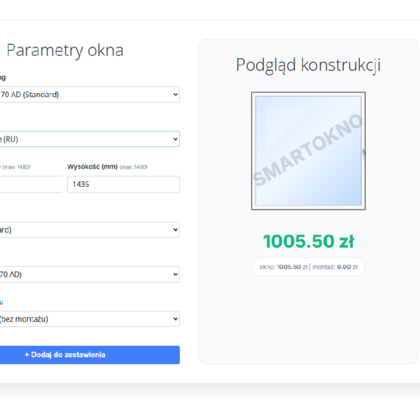 Konfigurator okien online: Szybka i darmowa wycena bez wychodzenia z domu