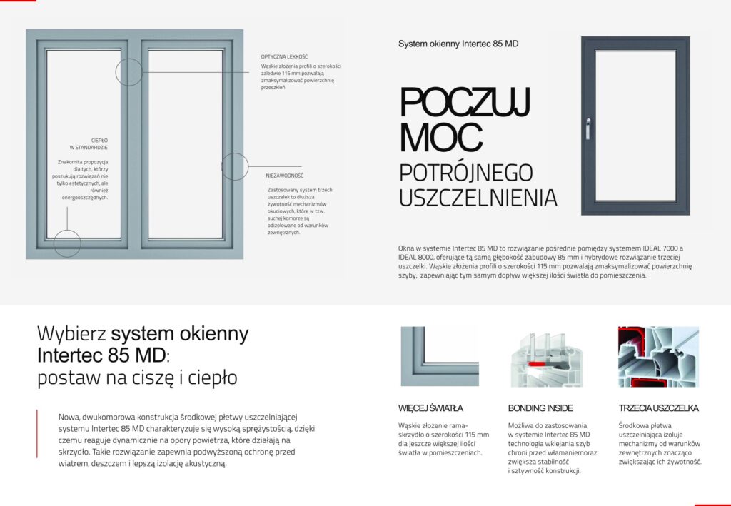 Promocja : Okna Aluplast Intertec 85 MD aż 40% Taniej! 1 INTERTEC scaled 1