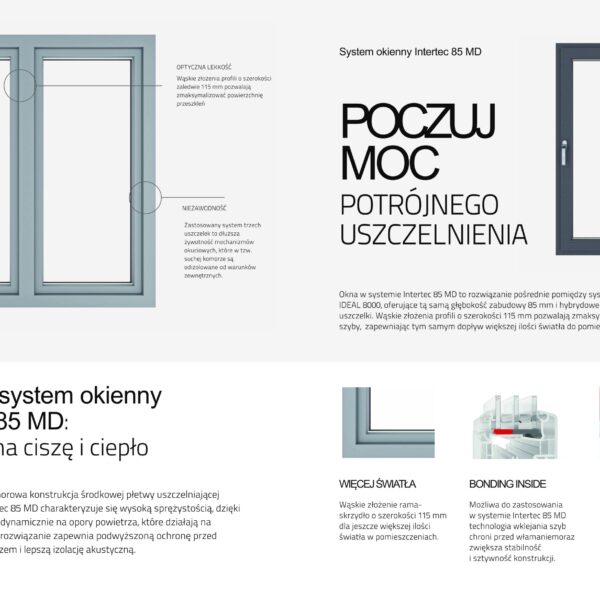 Promocja : Okna Aluplast Intertec 85 MD aż 40% Taniej!